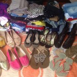 roupas e sapatos